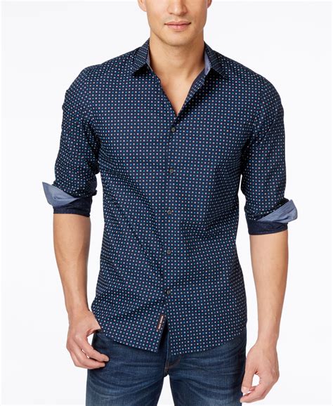 michael kors men's long sleeve shirts|Michael Kors men's shirts clearance.